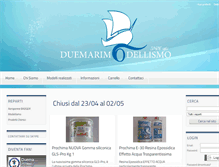 Tablet Screenshot of duemarimodellismo.it